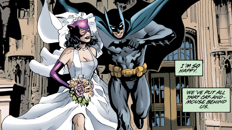 Illustration for article titled A Brief History of Bat-Marriage
